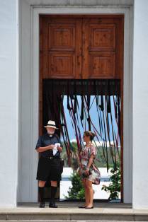 Bermudas, traje oficial em Hamilton, em Bermuda